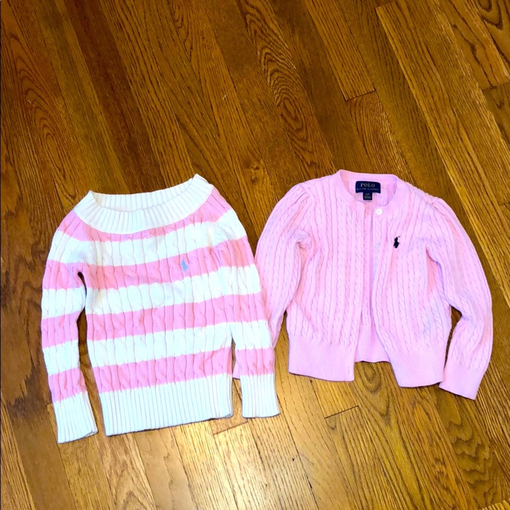 Polo 4T sweater and cardigan